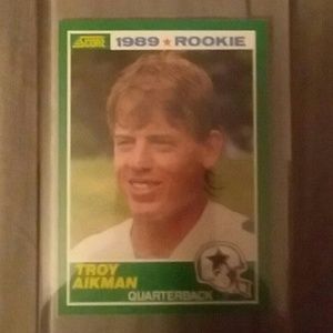 1989 Troy Aikman rookie card